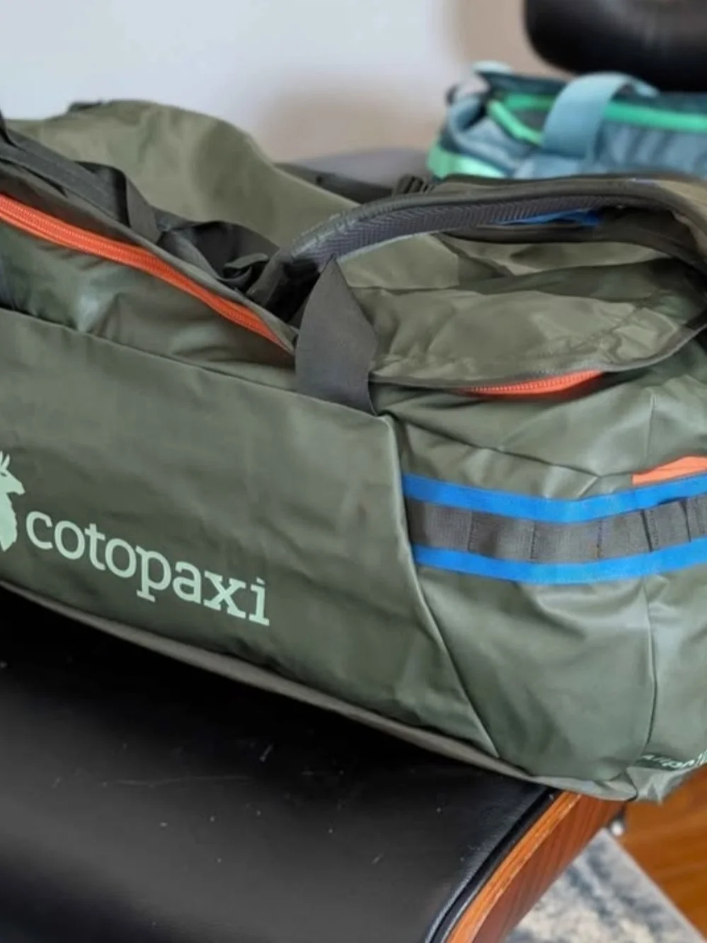 Cotopaxi Olive Green Duffel Allpa 100L
